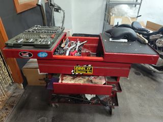 Elevador moto, taller mecánico