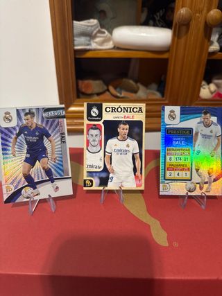3 cromos Gareth Bale Real Madrid Panini