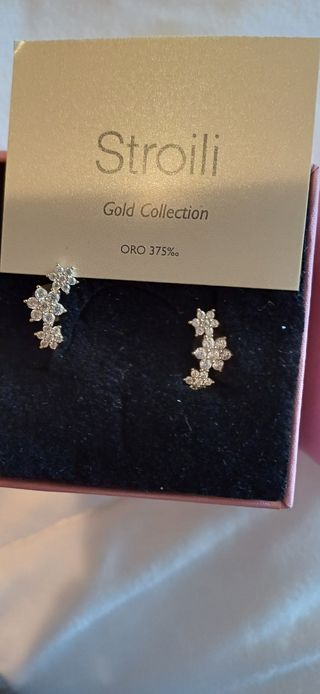 Orecchini Lobo Oro|Cubic Zirconia