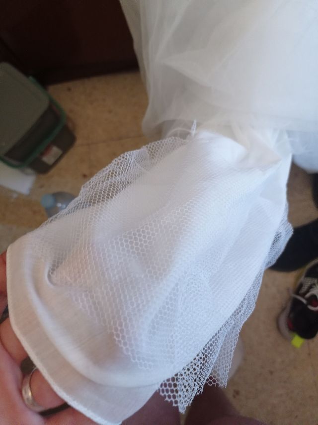 Vestido rojo y blanco comunión,fiesta,quinceañea