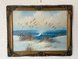 Cuadro playa - Óleo sobre lienzo