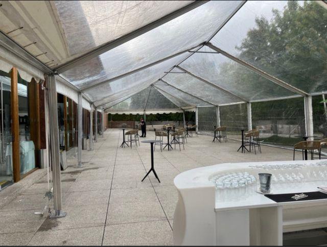 Carpas transparente 12x20 - Alquiler