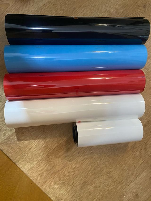 Vinilo textil: 4 rollos