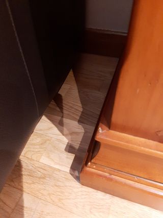 Mueble vitrina madera - marrón