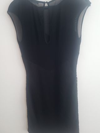 Vestido Sfera Casual negro, talla M