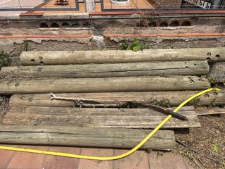 Madera tratada: 6postes
