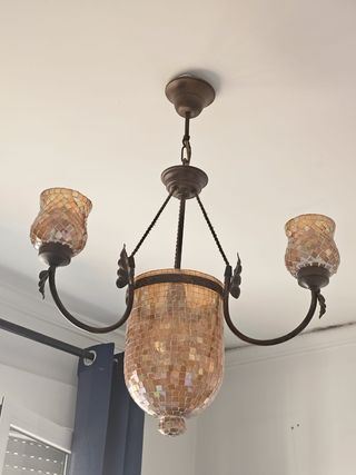 Lámpara techo cristal Murano
