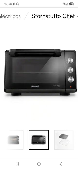 Horno eléctrico Delonghi Sfornatutto Chef - 34L