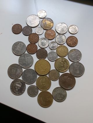 Lote monedas mayoría europeas