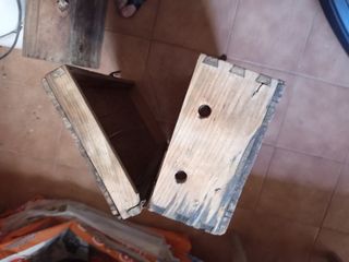 Caja madera antigua