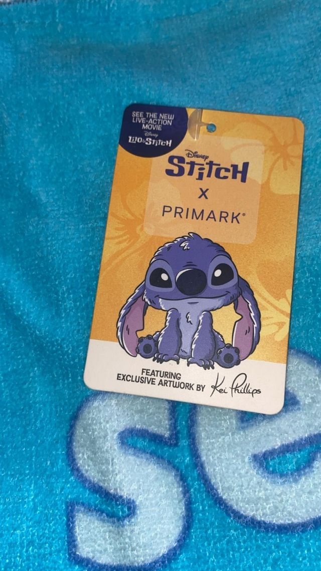 Poncho playa Stitch
