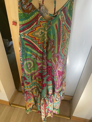 Vestito lungo multicolor