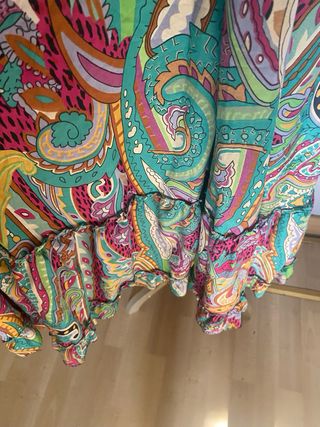Vestito lungo multicolor