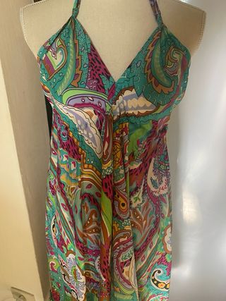 Vestito lungo multicolor