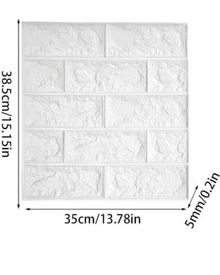 Revestimiento 3D espuma (7 piezas) 38x35 cms
