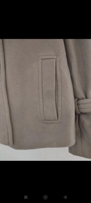 Chaqueta Zara beige mujer talla XL 