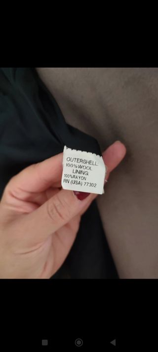 Chaqueta Zara beige mujer talla XL 