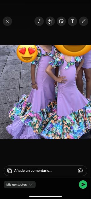 TRAJES DE FLAMENCAS NIÑA
TALLA:5-6,6-7 90€cada uno