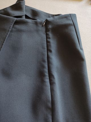 Falda pantalón Zara - color Negro- Talla S