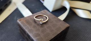 Anillo compromiso oro