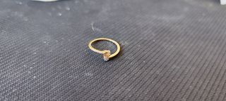 Anillo compromiso oro