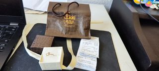 Anillo compromiso oro