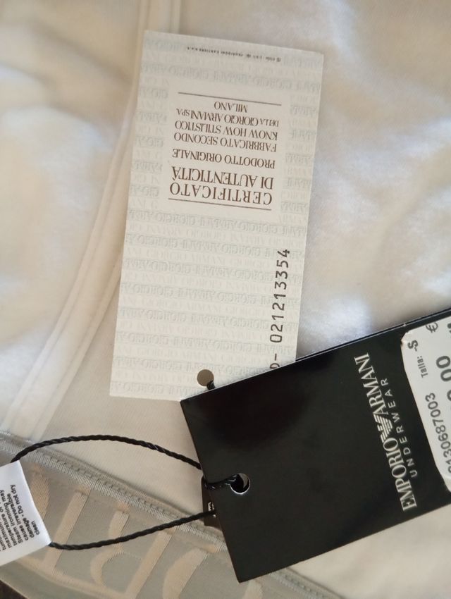 Calzoncillos Emporio Armani blancos