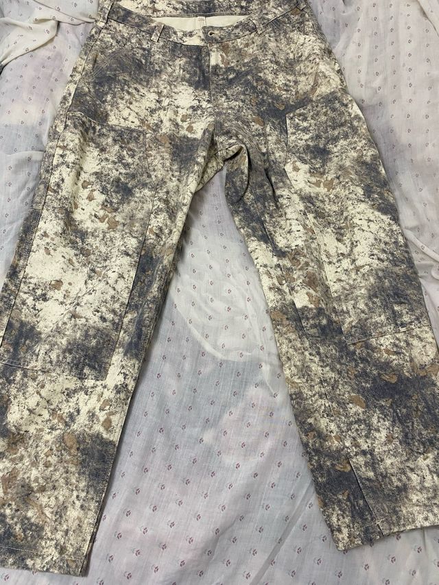 Pantalones Zara - Beige/Gris