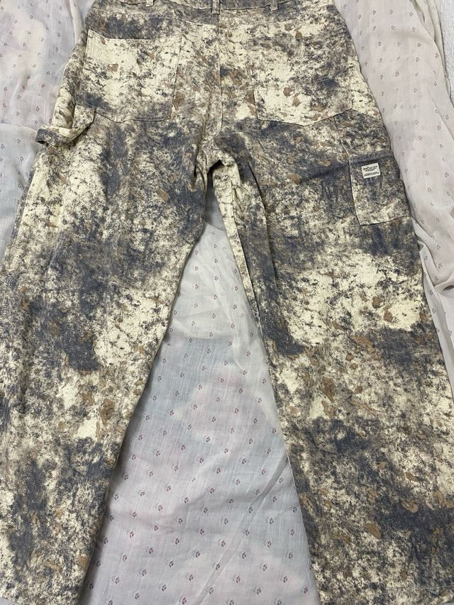 Pantalones Zara - Beige/Gris