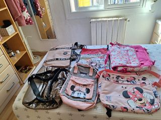  Bolsos  - Rosa y Beige