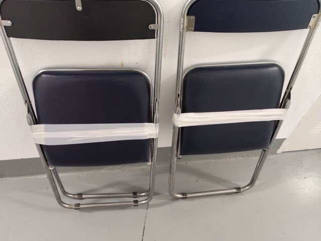 2 Sillas Comedor Plegables Metal