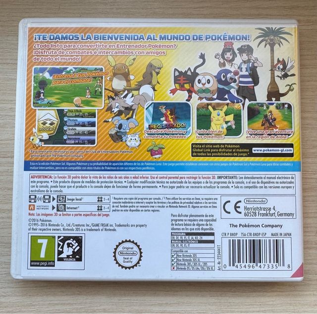 Pokémon Sol 3DS - Edición Coleccionista