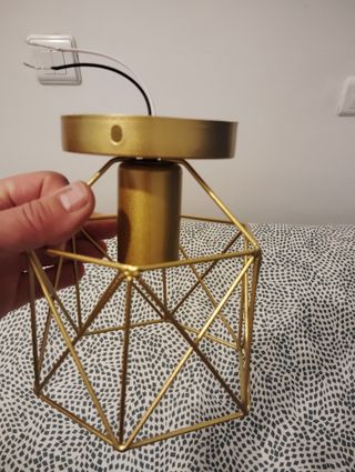 Lampara techo dorada - Estilo Moderno