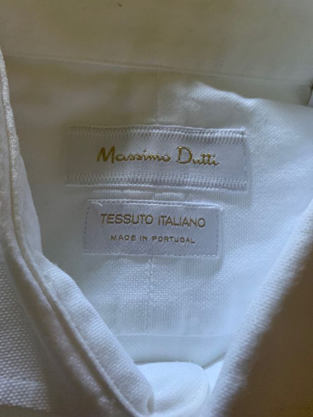 Camisa blanca Máximo Dutty