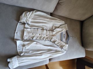 Blusa Zara blanca XS - nueva, sin etiqueta