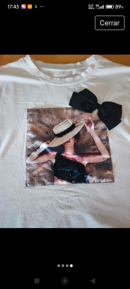 Camiseta blanca  a estrenar