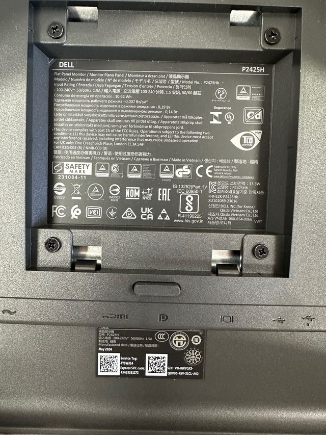 Monitor Dell P2425H 23.8" LED IPS#1CLA02