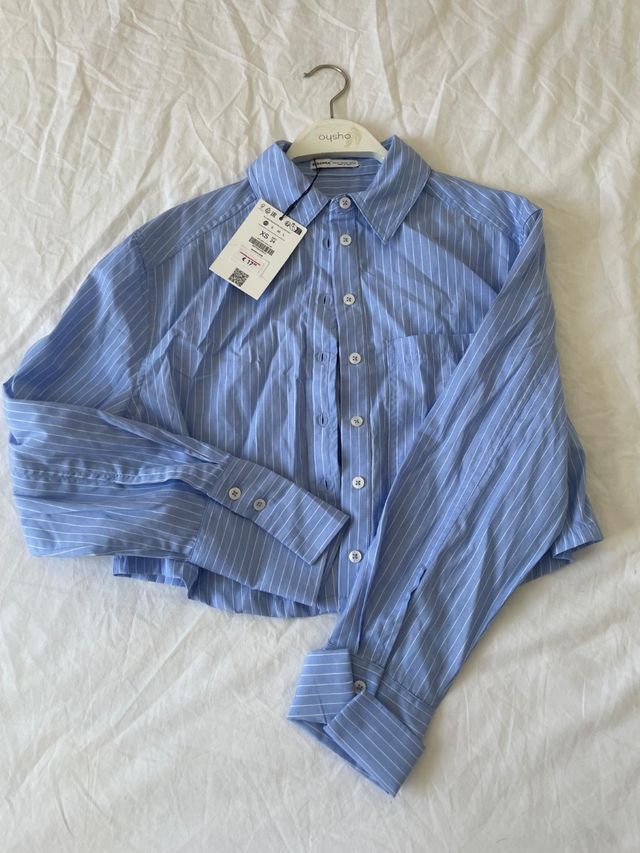 Camisa Bershka azul XS - Nueva