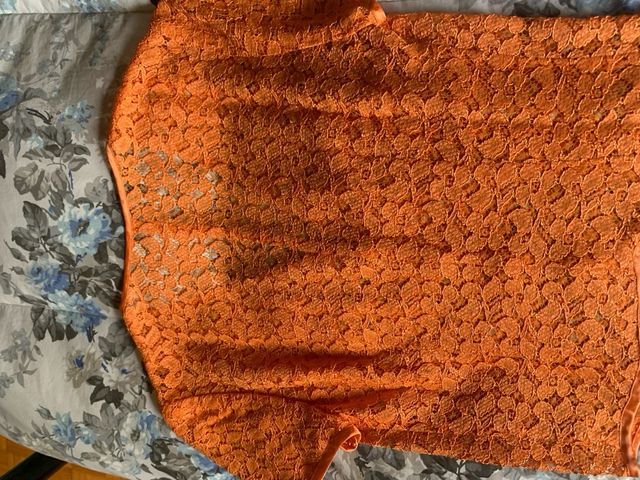 Camicetta pizzo arancio tg.44