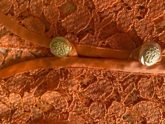 Camicetta pizzo arancio tg.44