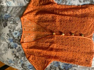 Camicetta pizzo arancio tg.44 