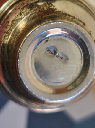 Atomizador perfume antiguo plata.