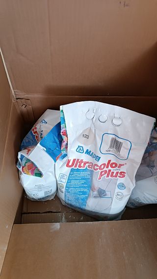 Pack 2 sacos mortero flexible blanco 5kg