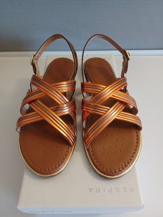 Geox D Sozy Plus G, sandalias talla 38.5 plantilla