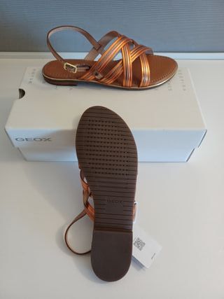 Geox D Sozy Plus G, sandalias talla 38.5 plantilla