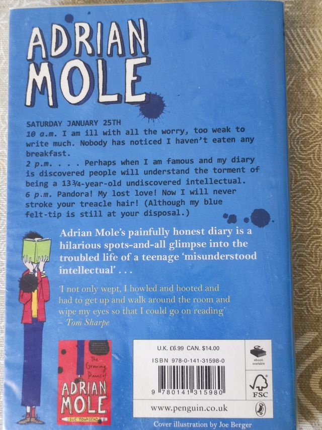 Libro The Secret Diary of Adrian Mole Aged 13 3⁄4