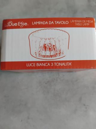Lampada Tavolo Due Esse - Luce 3 Tonalità