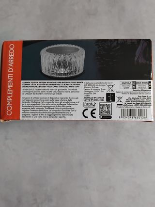 Lampada Tavolo Due Esse - Luce 3 Tonalità