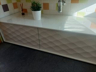 Mueble baño blanco lacado