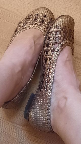 Bailarinas cuero talla 38 
